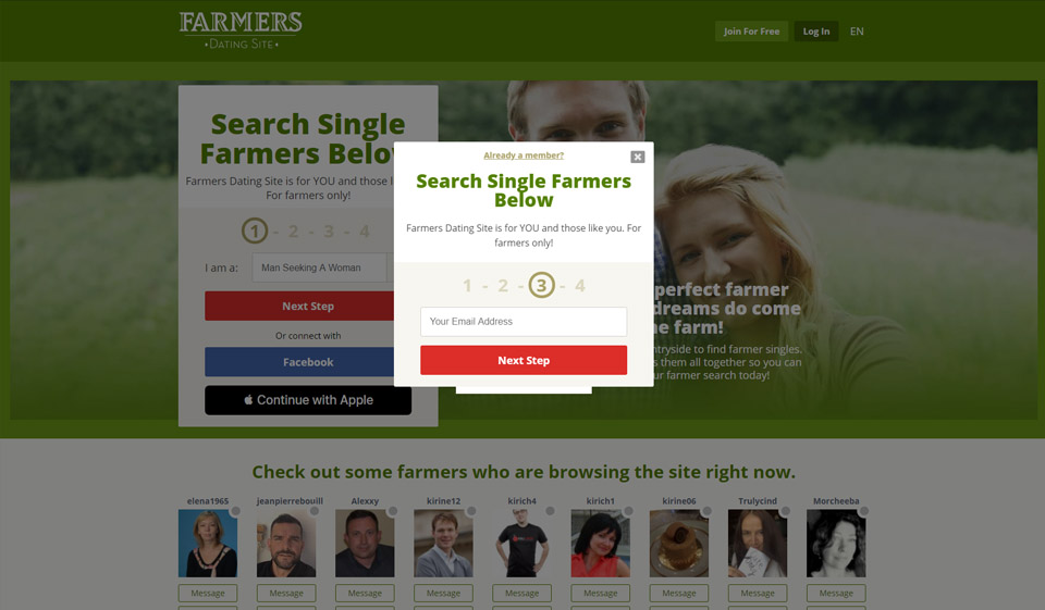 farmers online dating