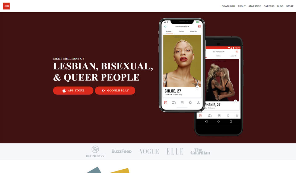 HER Review 2023 – A Dating App where Women Bond with Women