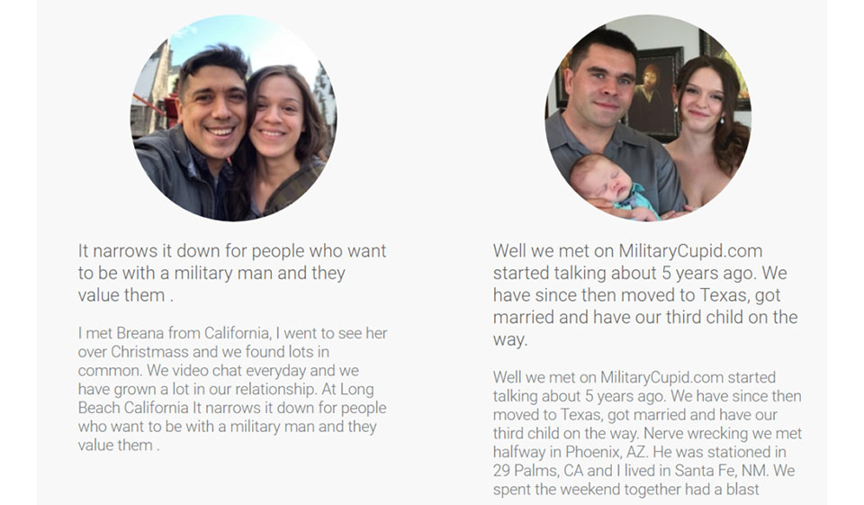 militar cupid online dating
