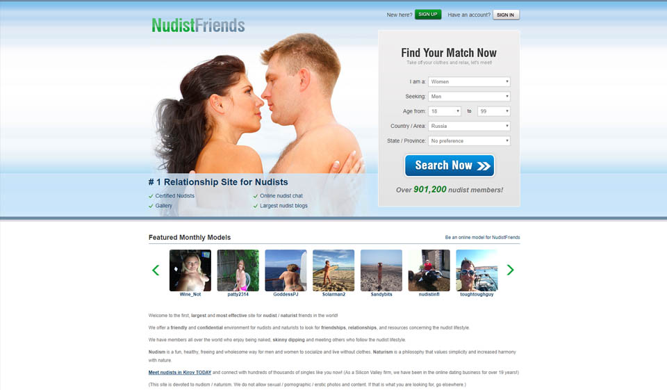 NudistFriends Review 2023  — Real Dating Site or Scam?