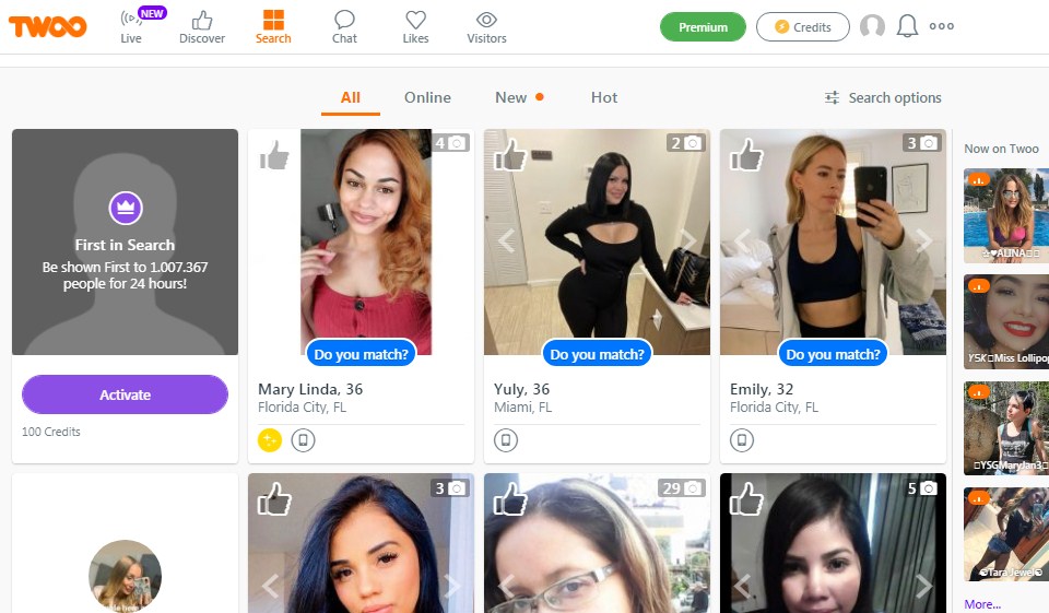 Twoo – schnelle Kontakte mit der Dating-App