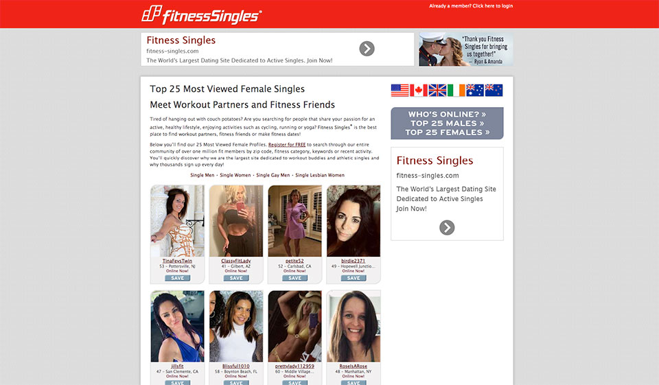 fitness singles discount