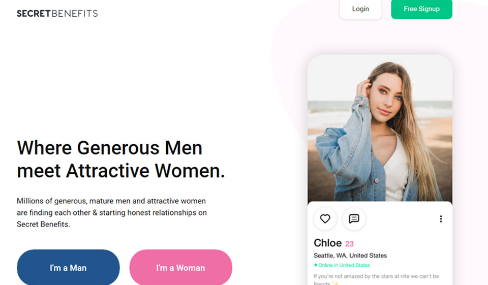 Secret Benefits Review 2023  — Real Dating Site or Scam?